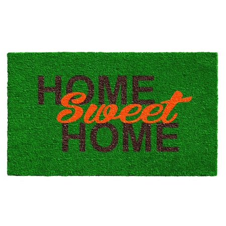 Configuracion 17 x 29 in. Sweet Home Rectangular Doormat Multi Color CO3357264